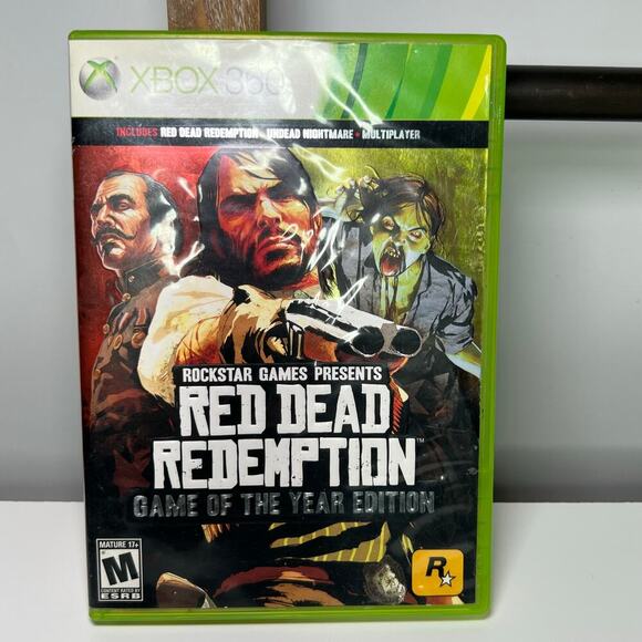 Xbox 360 Red Dead Redemption Game of The Year Edition Pre Owned - Picture 1 of 7